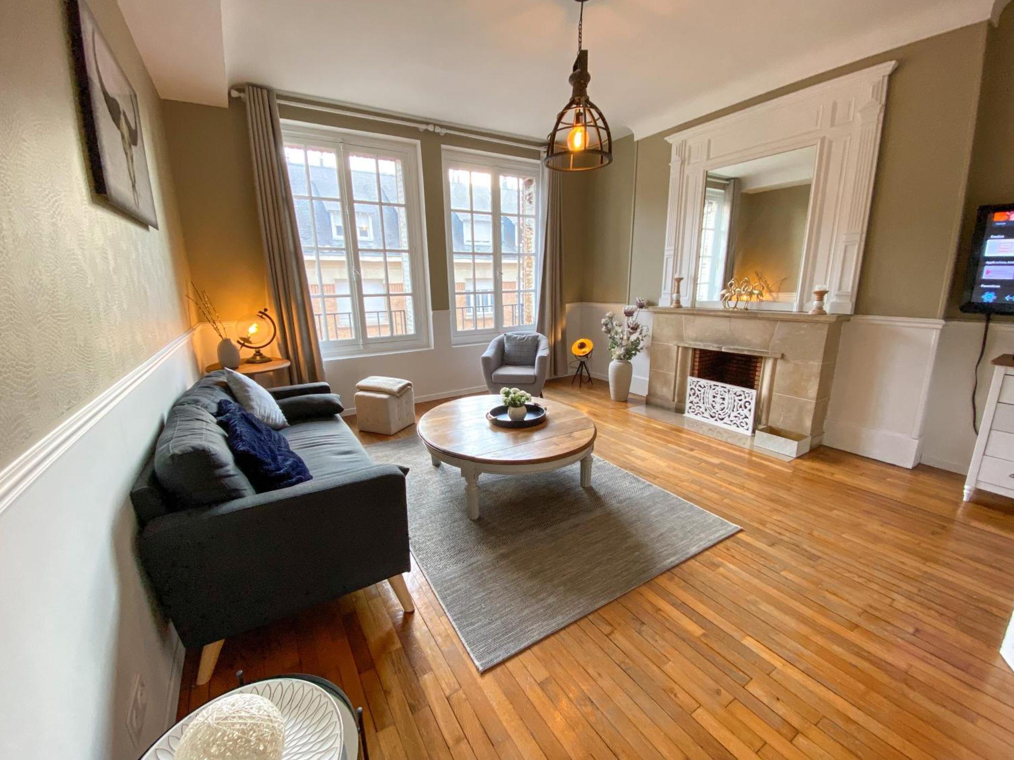 Appartement Chic, 3 Chambres, Hyper Centre-Ville, Parking Payant Amiens Exterior foto
